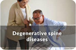 Senior woman sits on a bench in the park holding her knee in pain. Title reads: Knee Replacement